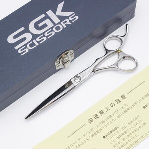 【美品】SGK 三和技研 SRM-60 カットシザー 6インチ 笹刃 3Dハンドル