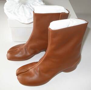 maison margiela マルジェラ brown low 足袋ブーツ tabi size35 21AW ストライプ