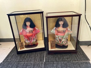 市松人形 齊藤公司作 / 吉徳大光作 横39×奥行28×高さ53cm 直接お渡し歓迎 BZK613034大