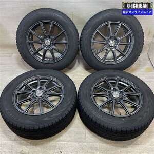 ハリアー エクストレイル RAV4 等 ファイナルスピード 7-17+38 5H114.3 ヨコハマ G075 225/65R17 17インチ スタッドレス 4本セット 009