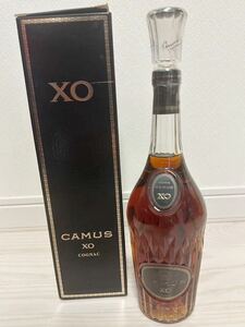 ★ 格安スタート★ 未開栓古酒 CAMUS　カミュ XO　ロングネック　COGNAC　コニャック　ブランデー　エクストラオールド　EXTRA OLD 箱付き