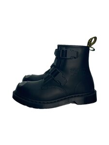 Dr.Martens◆60years/STOMPER WEBBING STRAP BOOTS/ブーツ/UK9/BLK/SI08V//