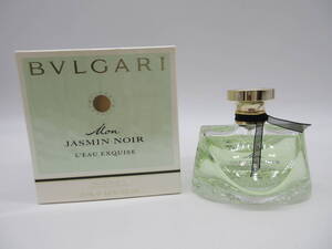 【★１円～★現状販売！】[UM8240]香水 BVLGARI モン ジャスミンノワール オー エキスキーズ 75mL ★残量たっぷりございます！★