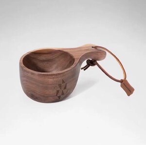 LDL3826# Naturehike kuksa ククサ アウトドア 超軽量木製カップ220g ブラックウォールナット 無垢材 食器 キャンプ 木製ボウル