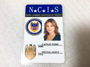 ☆ アメリカ 人気 映画 ドラマ グッズ NCIS ネイビー犯罪捜査班 SA ケイトリン ケイト トッド サッシャ アレクサンダーさん IDカード ☆