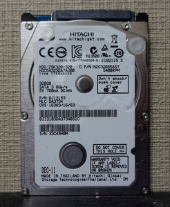 ■正常動作品・使用時間少■HGST製2.5inch AVコマンド対応HDD 320GB HCC543232A7A380