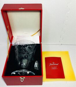 KGNY4793 Baccarat バカラ 花瓶 VASE クリスタル フラワーベース キリンビール 創立80周年記念 Kirin ヴィンテージ アンティーク 現状品