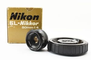 [動作確認済 訳あり品] Nikon ニコン EL Nikkor 50mm f/4 Enlarging Enlarger Lens M39 Mount 2185063