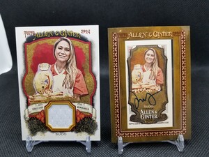 【サイン&レリック】2024 Topps Allen Ginter Mini Frame Autograph Relic Card Miki Sudo 須藤美貴 サイン