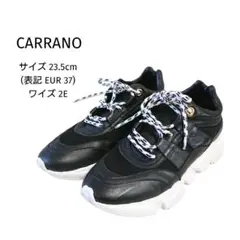 CARRANO カラーノ 本革/メッシュ 切り替えボリュームソール スニーカー