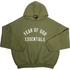 Fear of God フィアーオブゴッド ESSENTIALS Fleece Hoodie MILITARY パーカー オリーブ Size 【XS】 【新古品・未使用品】 20803333