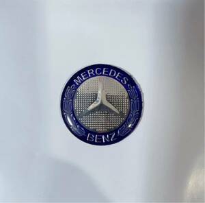 メルセデスベンツ Mercedes-Benz エンブレム 直径29mm ブルー