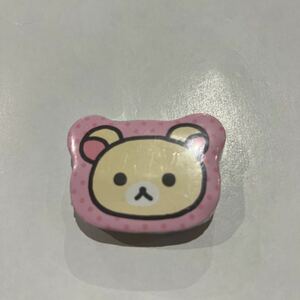 ピンク/圧縮タオル Rilakkuma リラックマ サンエックス san-x 現品 新品 タオルハンカチ キャラクター グッズ プチタオル コリラックマ