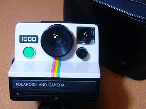 綺麗・機関良好 POLAROID ポラロイド POLAROID LAND CAMERA 1000 緑ボタン/純正専用ケース (美品) ジャンク扱い