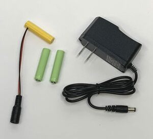 単四ダミー電池「コードde電池」ACアダプター付属 4.5V用（単四3本） 乾電池製品を家庭用100V電源で使える CTG-377