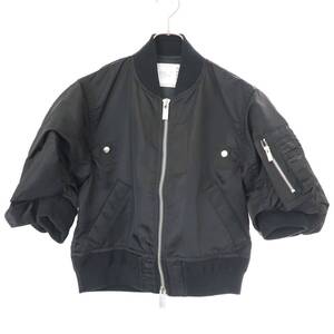 sacai サカイ 22SS Nylon Twill Blouson Bomber Jacket ナイロンツイルボンバージャケット 22-06062 ブラック 2 ITSH29C94W6Y