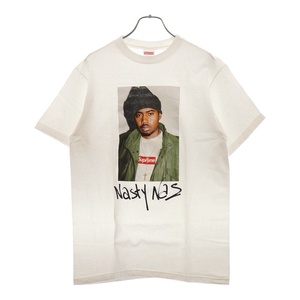 SUPREME シュプリーム 17AW Nas Tee ナズ クルーネック半袖Tシャツ カットソー ホワイト