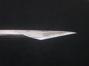 二分　6㎜　彫刻刀　印刀　小刀　際刀　キワ型　印判刀