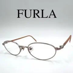 FURLA フルラ メガネ 度入り FA-8601 フルリム ケース付き