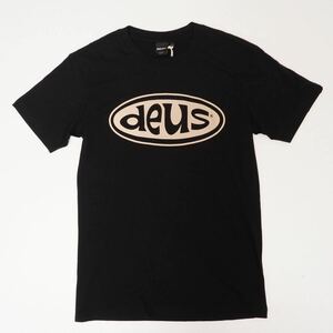 新品タグ付き XSサイズ【DEUS EX MACHINA デウスエクスマキナ】Shiner Tee シャイナー Tシャツ BLACK ブラック REGULAR FIT レギュラー