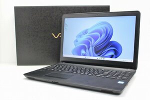 ノートパソコン Windows11 中古 VAIO S15 VJS152C11N 15.6インチ フルHD 第7世代 Core i5 大容量HDD1TB メモリ8GB DVDマルチ カメラ