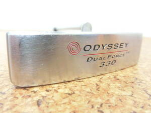 ♪ODYSSEY オデッセイ DUAL FORCE 330 デュアルフォース パター 34インチ 純正スチールシャフト 中古品♪T1543