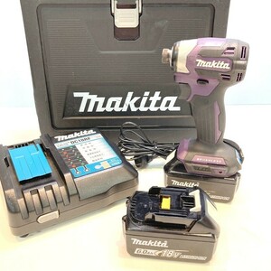 マキタ 充電式インパクトドライバ TD173DGXAP フルセット 18V 6.0Ah オーセンティックパープル 純正品 コードレス makita △ DW1499