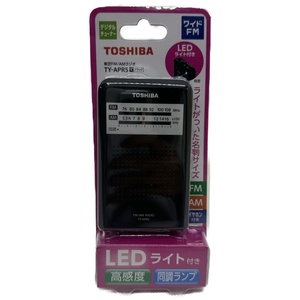 東芝/TOSHIBA　FM/AMポケットラジオ　TY-APR5　ブラック　【未使用】　B-156536　新入荷