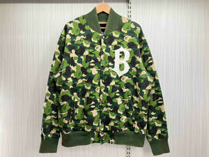 A BATHING APE アベイシングエイプ スウェット スタジャン ジャケット M