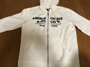 [OC]Abercrombie & Fitch アバクロ・スウェット 白系/Mサイズ 良品です！