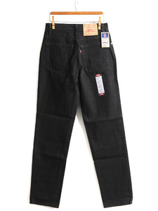 タグ付き 新品 デッドストック 90s USA製 Levis 505 ブラック デニム パンツ レディース M 程/ リーバイス ジーンズ ジーパン ストレート i