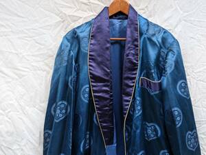 50s60s70s スモーキング ジャケット SMOKING JACKET サテン ショート ガウン AMERICAN VINTAGE アメリカン ビンテージ