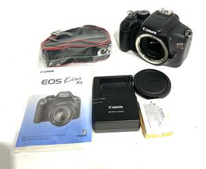 bk-938 Canon キヤノン EOS Kiss X4 ボディ デジタル一眼レフカメラ 説明書 バッテリー 充電器付き(Y279-3)