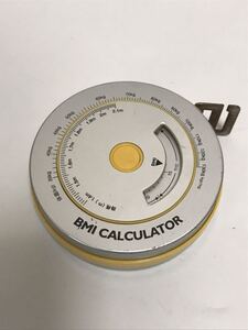 BMI CALCULATOR カルキュレーター メジャー 巻尺 メタボ チェック 中古現状 1231o0100