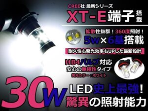 メール便送料無料 LEDフォグランプ WiLL VS NZE/ZZE12#系 LEDバルブ ホワイト 6000K相当 9006 HB4 CREE製 30W フォグライト 2個セット