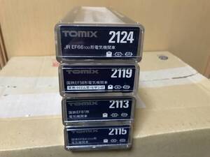 TOMIX 2119 国鉄EF58(茶色・Hゴム窓・ヒサシ付)他 4両セットです。