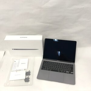 Apple　MacBook Air　A2337　M1/2020　8GB　256GB　Monterey　スペースグレイ　初期化済み【CLBA5036】