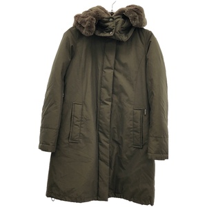 WOOLRICH ウールリッチ BOW BRIDGE ファーフーデッドダウンコート 1602177 カーキ XS ITDL00MAQYL1