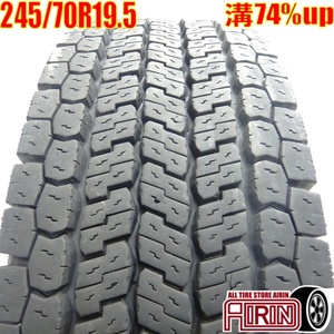 中古タイヤ 245/70R19.5 136/134J ヨコハマ ゼン902ゼットイー スタッドレスタイヤ 1本単品 大型 中古 19.5インチ