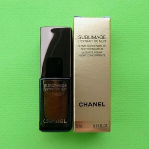 ♪プレゼント付き♪★CHANEL シャネル★サブリマージュ レクストレ ドゥ ニュイ コンサントレ★5ml×1本★17,416円相当！★