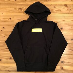 Supreme 17AW Box Logo Hooded Sweat shirt Black Boxロゴパーカー　S