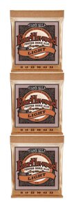 ★ERNIE BALL 2148 ×3 [11-52] Earthwood Light Phosphor Bronze アコースティックギター弦★新品送料込/メール便