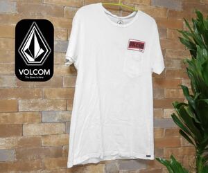 今なら安い！VOLCOM ヴォルコム 胸ポケット ホワイトＴシャツ