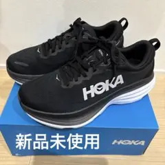 新品　HOKA ホカオネオネ　BONDAI 8 ブラック　28