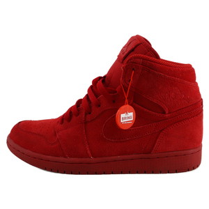 NIKE ナイキ AIR JORDAN 1 RETRO HIGH GYM RED エアジョーダン1スエードジムレッド ハイカットスニーカー レッド US9/27cm 332550-603