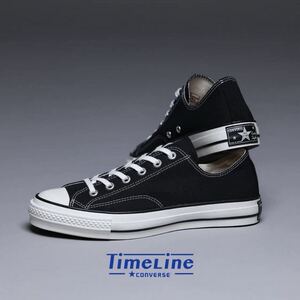 【新品 黒 US8.5 27.0cm TimeLine ALL STAR J VTG 57 OX】 タイムライン converse time line addict ct chuck taylor hi 50 59 one