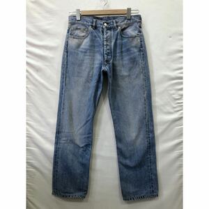 【Maison Margiela】メゾンマルジェラ Slip technique レギュラーフィット ジーンズ BLUE S50LA0193 S30561 22SS サイズ30 デニム ts202409