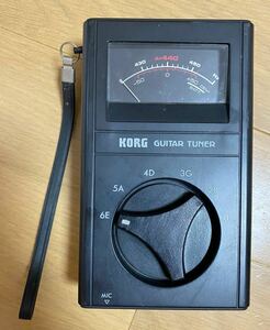 KORG コルグ GUITAR TUNER ギターチューナー GT-6 レトロ 当時物 ジャンク