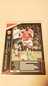 ☆WCCF2008-2009☆08-09☆077☆黒☆エマニュエル・アデバヨール☆アーセナル☆Emmanuel Adebayor☆Arsenal☆