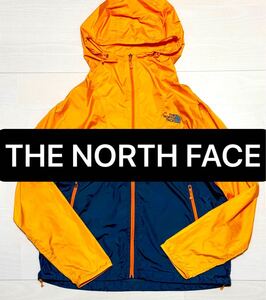 THE NORTH FACE ★ザノースフェイス マウンテンパーカー ナイロン ジャケット アウトドア 刺繍ロゴ M〜L相当